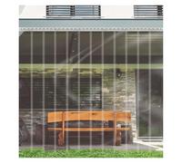 Clear PVC Strip Curtain for Patio Garage & Walk In Freezers Vertical Blinds Slats for Coolers & Warehouses 120x240cm Heavy Duty Plastic Divider