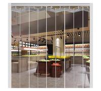 Clear PVC Strip Curtains for Freezer Doors Vinyl Curtain Strips 90x220cm for Cold Rooms Warehouse Industrial Use Butcher Shop Easy InstallationWeather Resistant