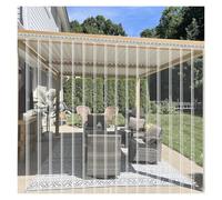 Clear PVC Strip Door Curtain Industrial Vertical Blinds for Warehouse Shop Patio Cooler & Barn 135x270cm Durable Easy Installation Energy Efficient