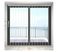 Clear PVC Strip Door Curtain Vertical Blinds for Barns Warehouses Freezers Patios & Industrial Spaces Durable Vinyl Panel (180x270cm)
