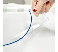 Clear PVC Table Pad 1.5mm Thick 12x18 Inch Crystal Table Cover Waterproof Desk Mat on Top of Desks Desk Protector Mat Plastic Desk Cover Protector for Writing Desk Coffee Table Dresser Laptop Pad