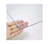Clear PVC Table Protector 1pcs Soft Glass Table Mat 2mm PVC Transparent Tablecloth Waterproof Rectangular Cover Pad Kitchen Oil-Proof for Home and Office(100x200)