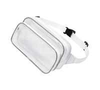 Clear PVC Waist Pack Adjustable Belt with Anti-Static Storage for Outdoor Camping Hiking Essentials PVC Anti Statics Transparent Meshes Tool Waist Bag
