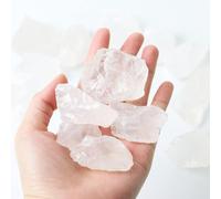 Clear Quartz Crystal Bulk,Raw White Quartz Crystal Stones for Wicca(1 Lb)