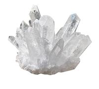 Clear Quartz Crystal Cluster Stone Irregular Raw Rock Geode Home Decor for Healing/Meditation/Collection,400~500g