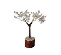 Clear Quartz Crystal Gemstone Tree Artificial Home Decor Crystal Tree Of Life Gift For Women & Men Spiritual 7 Inch