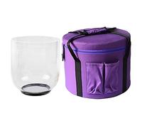 Clear Quartz Crystal Singing Bowl, For Sound And Meditation, Prayer, Buddhist, Yoga, Stress Reduction, Adjusting Emotional State (432hz 6 Inch E)