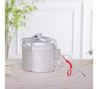 Clear Quartz Crystal Singing Pyramid Merkaba for Sound Healing Meditation Prayer With with Two types Crystal Singing Bowl Striker gift for Prayer (Size : 6 inch and Carrying bag)