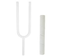 Clear Quartz Crystal Tuning Fork Singing Bowl 10mm - Powerful Meditation Tool with Rich Vibrational Resonance - Relaxation and Yoga Essential - Suede Mallets Included