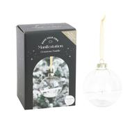 Clear Quartz Manifestation Christmas Bauble Kit: Elevate Your Holiday Decor with Positive Energy and Festive Cheer