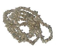 Clear Quartz Sphatik Chip Crystals Mala Natural Gemstone As Gift, Fashion Jewellery. For Reiki Healing, Vastu, Feng Shui, Health, Prosperity.-B07RPK1S41