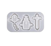 Clear Quicksands Silicone Molds Shaker Oil UV Resin Epoxy Keychain Mold for Pendant Jewelry Making Jewelry Making Pendant Shaker for for Keychain Quicksands Mold