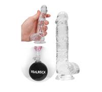 Suction Cup Dildo Sex Toy Realistic RealRock Vaginal Anal Plug Safe Sex Toys