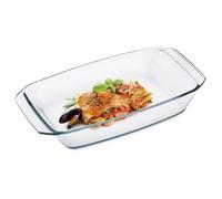 Clear Rectangular Glass Roaster by Simax | Heat, Cold and Shock Proof, Made in Europe, 1.6 Quart