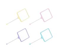 Clear Reflection Metal Frame Travel Makeup Mirrorings NonSlip Handle for Precise Cosmetic Application and Skincare Routines Clear Reflection Metal Frame Travel Makeup Mirrorings
