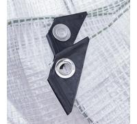 Clear & Reinforced Tarpaulin/Ground Sheet/Fly Sheet,builders tarp,garden dry cover,winter plant cover up (4m x 6m)