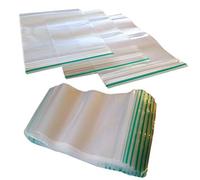 Clear resealable polythene zipper plastic baggies 60mm x 60mm (100)