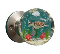 Clear Resin Door Knob Florals Crystals Designs Artistics Bedroom Hardware Decorative Nature Inspire Door Handle Home Decoration Hardware