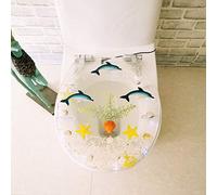 Clear Resin Toilet Seat Lid Cover, Soft Close, Quick Release, Easy to Fit, Bottom Fix