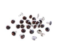 Clear Rhinestone Rivets, Crystal Rhinestone Rivet Studs 6mm/8mm Multicolor 100 Pcs(Color11,8mm)