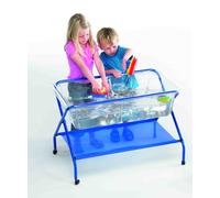 Clear Rockface Sand and Water Tray with Stand, Kids Sand and Water Table, Outdoor Activity Table - 2 Years+