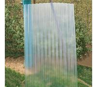 Clear Roof Sheet,Corrugated Roofing Sheets,Building Roofing Material,FRP Daylighting Panels,Anti-UV Rainproof Sunshine Sheet,for Greenhouses,Sheds,Carports,1.2mm Thick (0.9x1.3m/35x51in,5 Pcs)