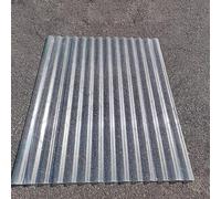 Clear Roof Sheet,Corrugated Roofing Sheets,Cladding Walling Sheeting,1.5mm Fiberglass Daylighting Panels,Silent/Impact Resistance/Anti-UV/Can Cut,for Carport Greenhouse (0.9x0.55m/35x22in,1 Pcs)