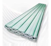 Clear Roof Sheet,Corrugated Roofing Sheets,Fiberglass Daylighting Panels,Dustproof Daylighting Panels,Waterproof Roofing Tiles,Easy to Bend and Cut,1.2mm Thick,1/3/6/8/10/11/13/15/17 Pcs(15
