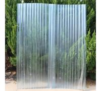 Clear Roof Sheet,Corrugated Roofing Sheets,FRP Building Roofing Material (3 Pcs,0.9x1.5m)
