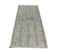 Clear Roof Sheet, Transparent FRP Corrugated Daylighting Roof Panels 93cm X Multiple Sizes Pack of 4-10 Pcs(7pcs,93x120cm/36.6x47.2in)