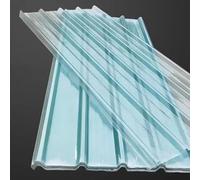 Clear Roofing Panel,Corrugated Roofing Sheets,1.2mm Thick FRP Daylighting Panels,Building Roof Cladding,UV Protection Transparent Rainproof Board,Roof Panels,for Garage Carport,1/2/3/4 Pcs(3
