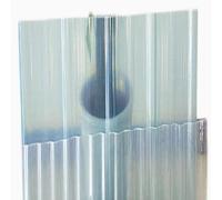 Clear Roofing Panels, Glassfiber Solid Sheet for Insulation and Day Lighting, Replacement Shed Panel, 1.5mm Thickness, 7 Pcs, 0.9x1.6m (35x63in)