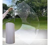 Clear Roofing Sheets, Thin Polycarbonate Sheets 1mm, Rigid Plastic Sheet for Canopy Greenhouse Glass/Cover Replacement, UV Protection, 89% Light Transmission(0.6x4m)