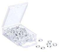 Clear Round Glass Dome Tiles Cabochons Charms Bulk Small Flat Back Imitation Gemstone for Cameo Photo Pendant Necklace Bracelet Earring Ring Keychain DIY Craft Jewellery Making,100PCS (6MM)