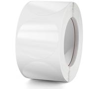 Clear Round Label, 3.8 CM Circle Sticker, 500 PCS Label Protector, Self-Adhesive Transparent Dot Wafer Seal Label for QR Code Retail Package Envelope Office (Size:3.8cm)