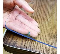 Clear Runner Mat,Clear Chair Mat for Hard Floors - 2mm Thick, Non-Slip Desk Protector, Rectangular Water-Resistant Plastic Cover for Computer, Writing Desk & Coffee Table