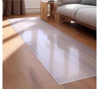 Clear Runner Rug 70x450cm - Non-Slip Waterproof PVC Floor Mat for Indoor & Outdoor Use Ideal for Home Office Laundry and Dining Spaces - Vinyl Area Rug