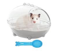 Clear Sand - Large Cleaning Room Nest Transparent Design | Cleanliness Personified Hamster Practice Accessory for Small Animals Hamster Gerbil