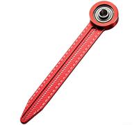 Clear Scale Circle Drawing Tool Crafted from Rust Resistant Aluminum Alloy for Long Term Use in Drafting and Fabrication