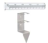 Clear Scale Rain Gauges Replacement Tubes High Visibility Collector Tool Set for Outdoor Climate Research Outdoor Measurement Replacement Tubes