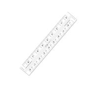Clear Scale Ruler Maptool 1:126,720 Scale Map Reading Professional Protractor Accurate Learning for Poltting Utm, USNG, Mgrs Coordinates