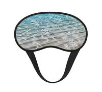 Clear Sea Water Print Adults Kids Eye Mask Soft Comfortable for Sleeping Travel Nap Light Blocking