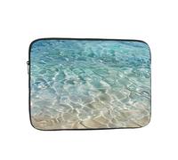 Clear Sea Water Print Laptop Sleeve 17 inch, Ultra-Thin Computer Bag Notebook Computer Tablet Laptop Bag for Office Daily Commute