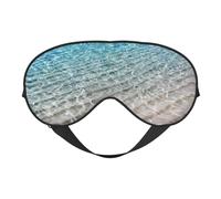Clear Sea Water Print Satin Sleep Mask & Eye Mask | Deep Dream Sleep Masks for Women & Men | Soft Sleeping Eye Mask to Nourish Skin
