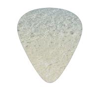 Clear Sea Water White Sand Beach Acoustic Guitar Picks - Premium Guitar Plectrum For Bass And Electric Guitar