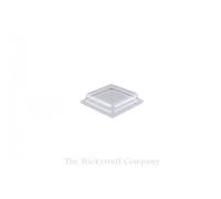 Clear Self Adhesive Polyurethane Bumper Stops Feet Bumpons 10mm x 2.5mm Square (Pack of 12)