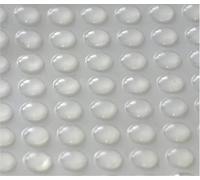 Clear Self Adhesive Polyurethane Bumper Stops Feet Bumpons 10mm x 3.1mm Domed (Pack of 100)