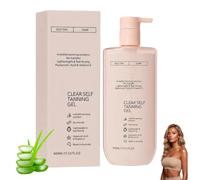 Clear Self Tanning Gel, 2026 New Clear Self Tanning Gel for Face and Body, Use Daily for Natural Gradual Bronzing, Moisturizing Formula, Suitable for All Skin Types, 400ml