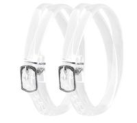 Clear Shoe Straps For Heels - TPU 60.5x0.8cm | Invisible High Heel Retainer Bands, Transparent Adjustable Shoe Straps | Comfortable Anti Slip Footwear Support For Classic Pointed Toe Dance Events