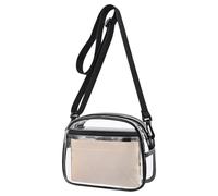 Clear Shoulder Bag - Waterproof PVC Stadium Event Shoulder Bag, Adjustable, Removable Strap, Transparent Pack, Compact Handbag for Daily Use | For Kon